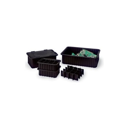 Lewisbins LEWISBins Snap-On Lids For Conductive Divider Boxes - Fits Divider Box 4711300, 4711600, 4711700 CDC1040-XL